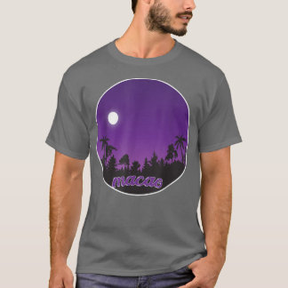 Camiseta macao By night with Palms