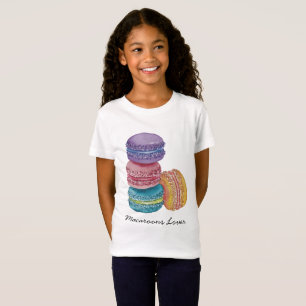 Camiseta Macarões Coxas Do Arco-Íris Em Aquarela