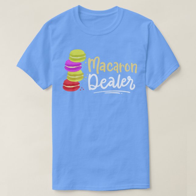 Camiseta Macaron Dealer Dessert (Frente do Design)