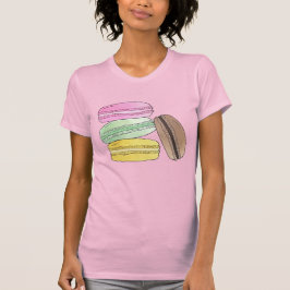 Camiseta Macaron French Paery Cookies Macarons Patisserie