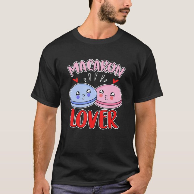 Camiseta Macaron Lover Baking Sweet Macarons (Frente)