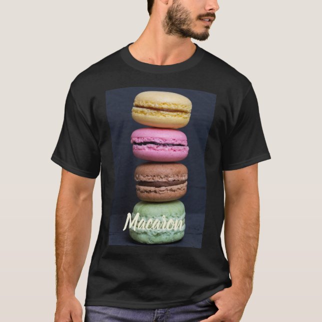 Camiseta Macaron Pestris para presente de dente doce (Frente)