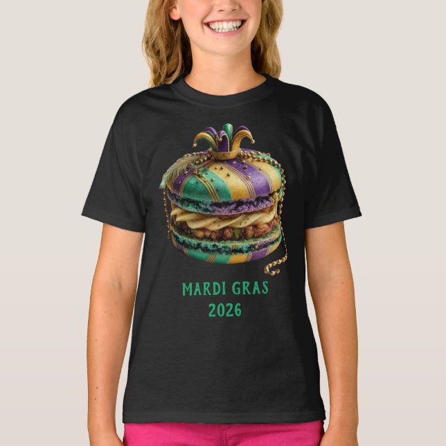 Camiseta Macaron Real do Mardi Gras (Frente)