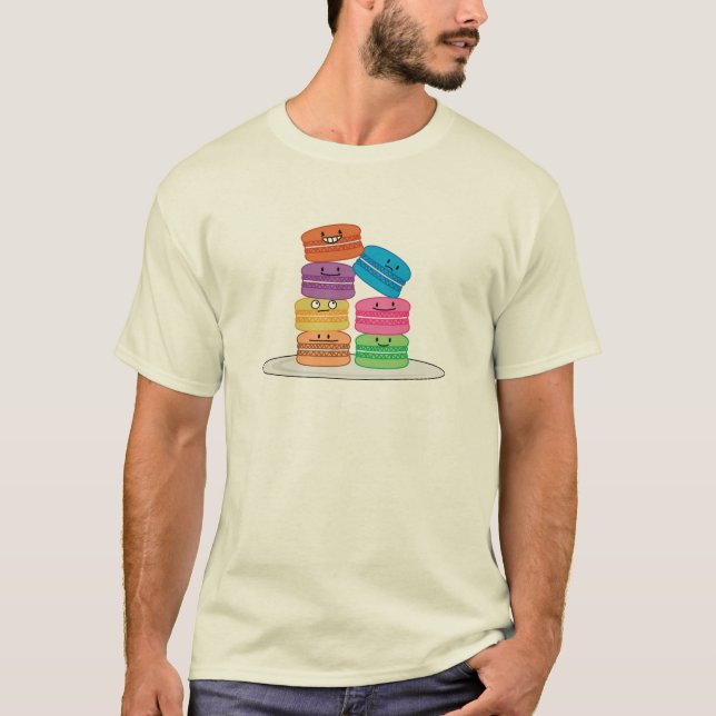 Camiseta Macarons feliz (Frente)