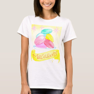 Camiseta Macaroon Day Mulheres com T-shert branco