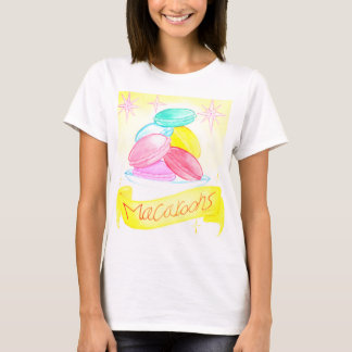Camiseta Macaroon Day Mulheres com T-shert branco