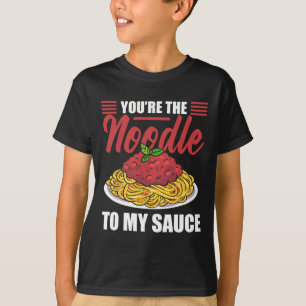 Camiseta Macarrão Ama o Dia dos Namorados Eu Amo Massa