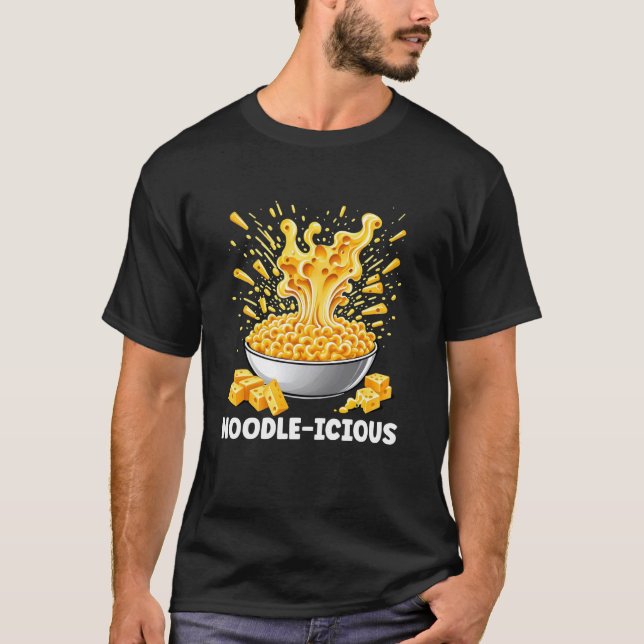 Camiseta Macarrão com Queijo Paste Lover Noodlelicious (Frente)