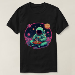 Camiseta Macarrão Instantâneo de Astronauta - Gráfico Espac