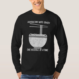 Camiseta Macarrão Legal Para Homens Prato De Comida Culinár