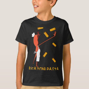 Camiseta Macarrão Rigatoni O Minhoco Funny Marcus