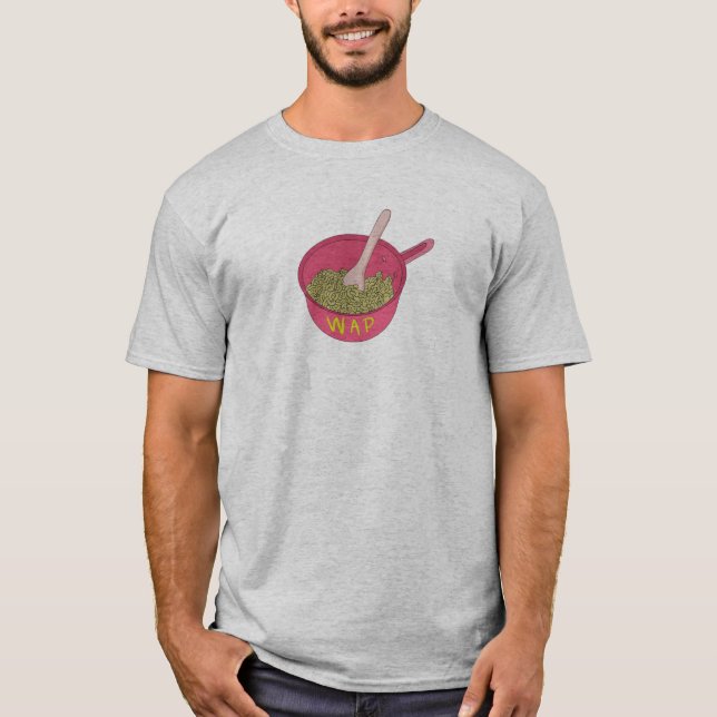 Camiseta Macarrão WAP numa Panela (Frente)