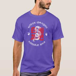 Camiseta Macarrão White Dragon Bar vintage