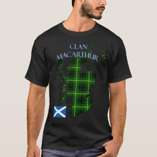 Camiseta MacArthur Scottish Clan Tartan Scotland