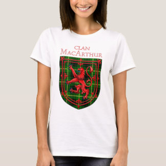 Camiseta MacArthur Tartan Xadrez Rampant Escocês