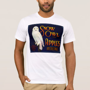Camiseta Maçãs da coruja da neve