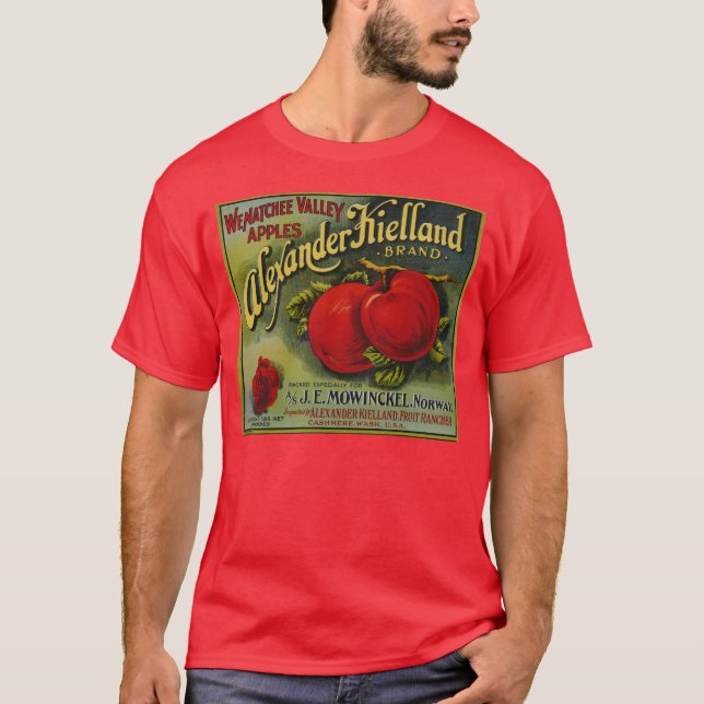 Camiseta Maçãs de Alexander Keilland (Frente)