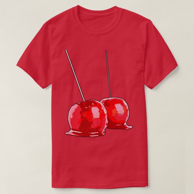 Camiseta Maçãs De Candy 25 Centavos Engraçadas Mulheres De  (Frente do Design)