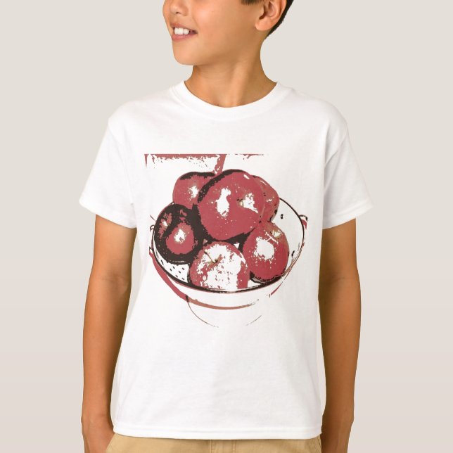 Camiseta Maçãs de pop (Frente)
