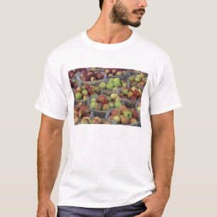 Camiseta maçãs Macintosh do Estado de Nova York em cestas