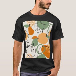 Camiseta Maçãs, peras: padrão perfeito de colheita.
