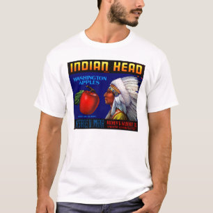 Camiseta Maçãs principais indianas de Washington