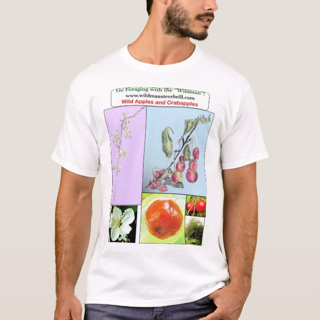 Camiseta Maçãs selvagens e Crabapples (Frente)