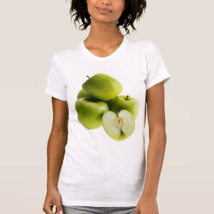 Camiseta "Maçãs Verdes" Foto Bela. Comprar Agora