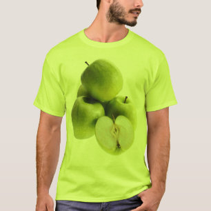 Camiseta "Maçãs Verdes" Foto Bela. Comprar Agora