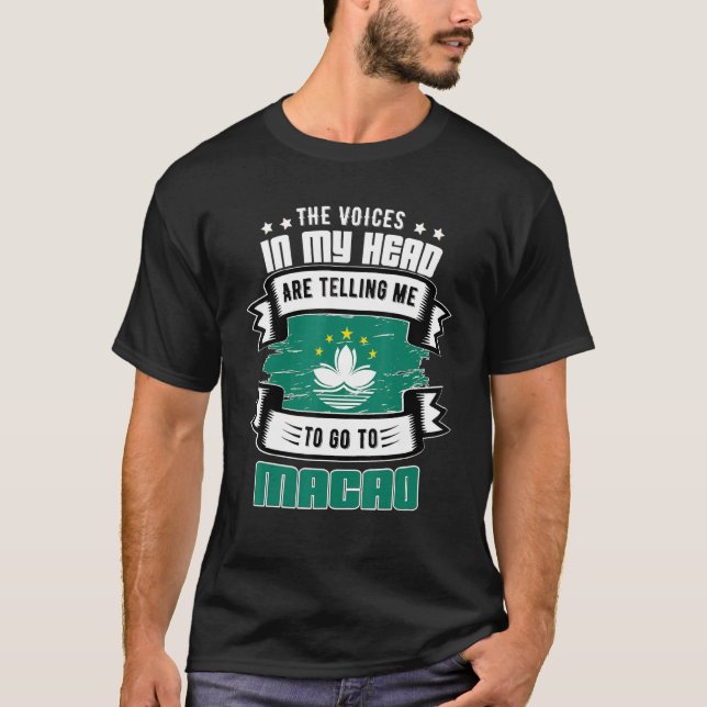 Camiseta Macau Na Minha Cabeça (Frente)