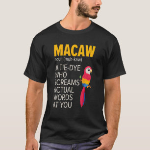 Camiseta Macaw Bird Owner Ornithologista Parrots