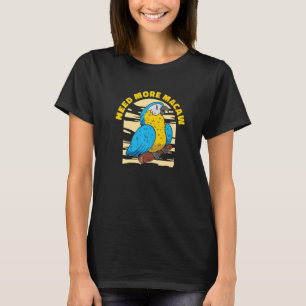 Camiseta Macaw Bird Owner Ornithologista Parrots