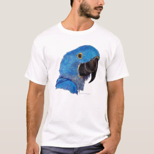 Camiseta Macaw do jacinto (design escuro)