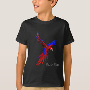 Camiseta Macaw do vermelho de Costa Rica