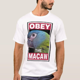 Camiseta Macaw Funny Blue Headed - Arte para pássaros