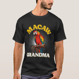 Camiseta Macaw Grandma Bird Lover Macaws Parrots Macaw Gran