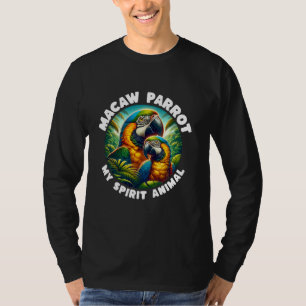 Camiseta Macaw Papagaio Funny