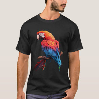 Camiseta Macaw Parrot Bird Lover - Ornithology Par