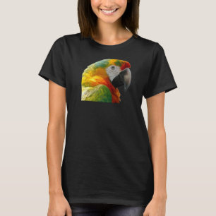 Camiseta Macaw Parrot Multicolor Papagaio Ornithology