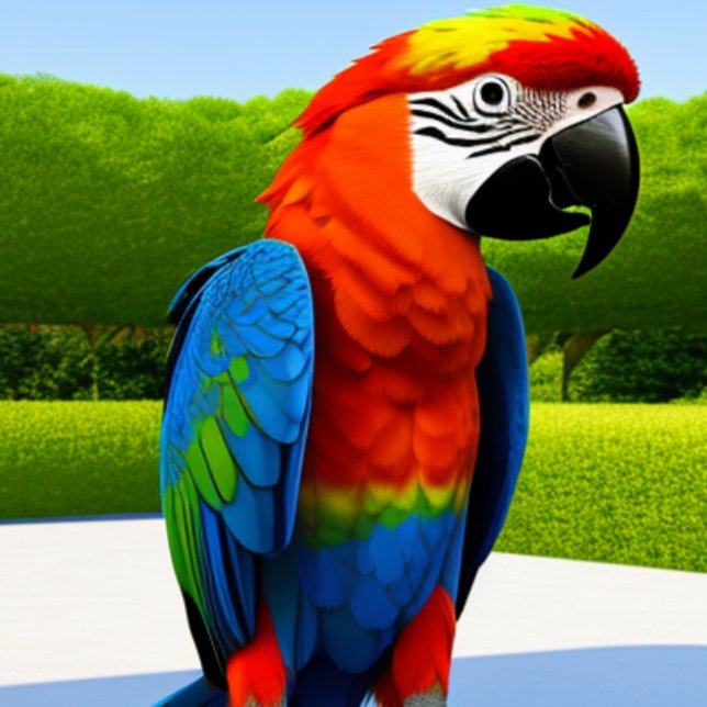 Camiseta Macaw Parrot T-Shirt (Criador carregado)