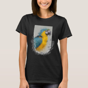 Camiseta Macaw Portrait 4 Animal Bird Willife Parrot