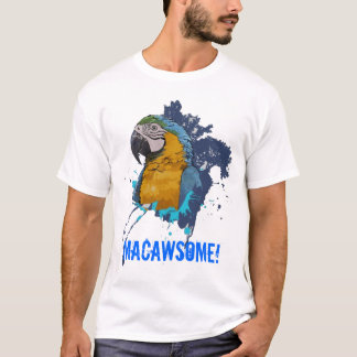 Camiseta Macaw SplashTrans de B&G, MACAWSOME!