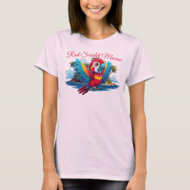Camiseta Macaw Tropical de Aves Tropicais Ameaçadas 🏝 🦜