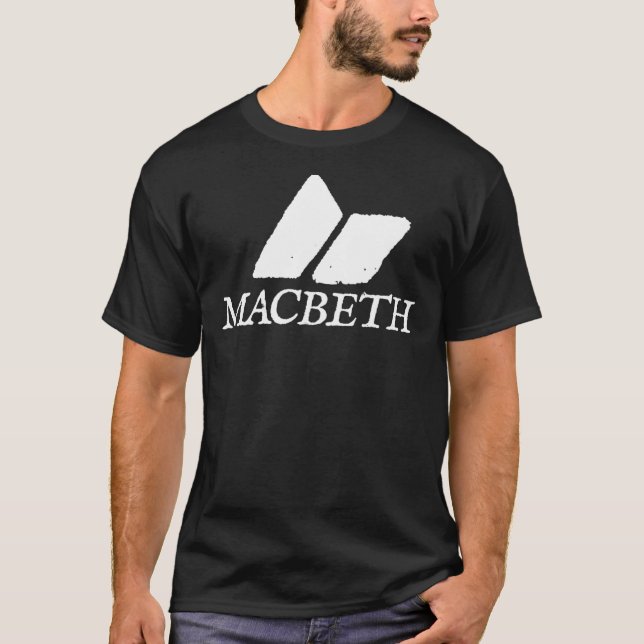 Camiseta Macbeth - Grunge Logo Essential T-Shirt (Frente)