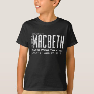 Camiseta Macbeth - teatro de papel da asa - o t-shirt do