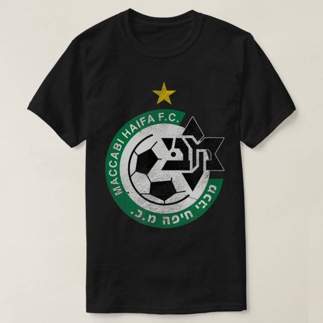 Camiseta Maccabi Haifa Shirt FC Club Israel (Frente do Design)