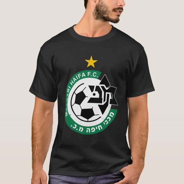 Camiseta Maccabi Haifa Shirt Fc Team Israel (Frente)