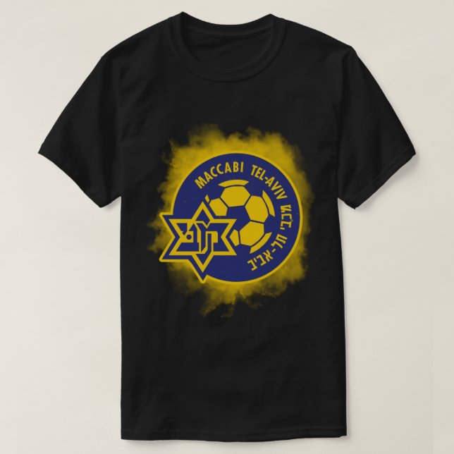 Camiseta Maccabi Tel Aviv FC Futebol Clube Israel (Frente do Design)