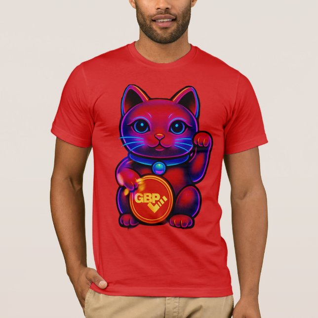Camiseta Maccaronin Money Cat (Frente)