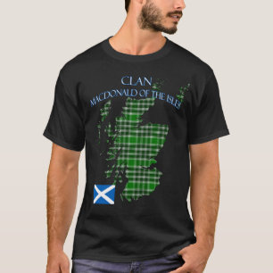 Camiseta MacDonald do Isles Scottish Tartan Scotland